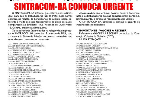 INFORME URGENTE – Trabalhadores (as) da MRV no período 2014 a 2019