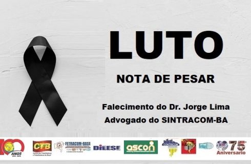 NOTA DE PESAR – Falecimento de Dr. Jorge Lima