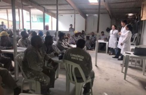 Palestra: Saúde do homem no canteiro de obras do HGRS