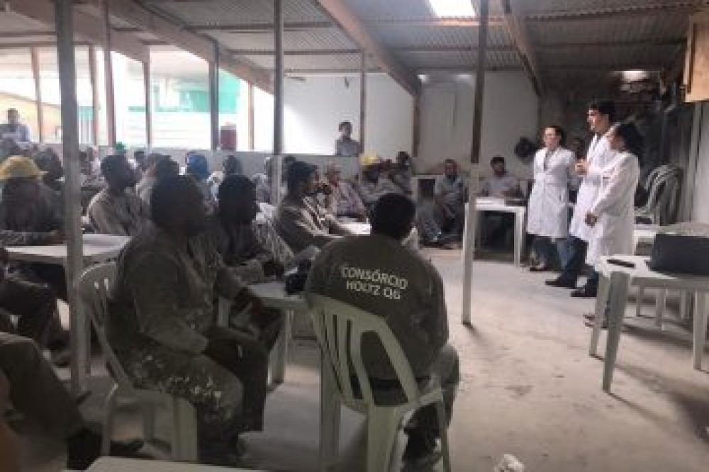 Palestra: Saúde do homem no canteiro de obras do HGRS