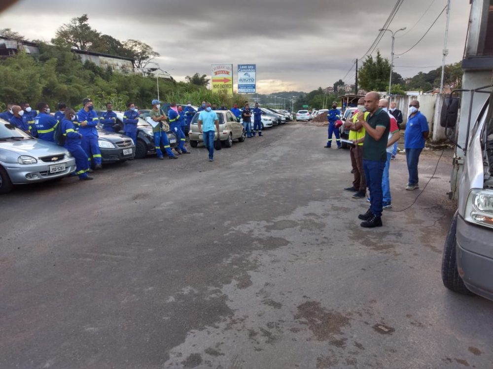 Dínamo (Coelba): Protesto dos trabalhadores (as)
