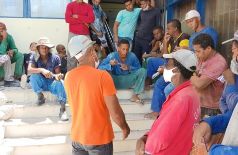 Trabalho precário e diversas irregularidades em obra da Prefeitura de Salvador