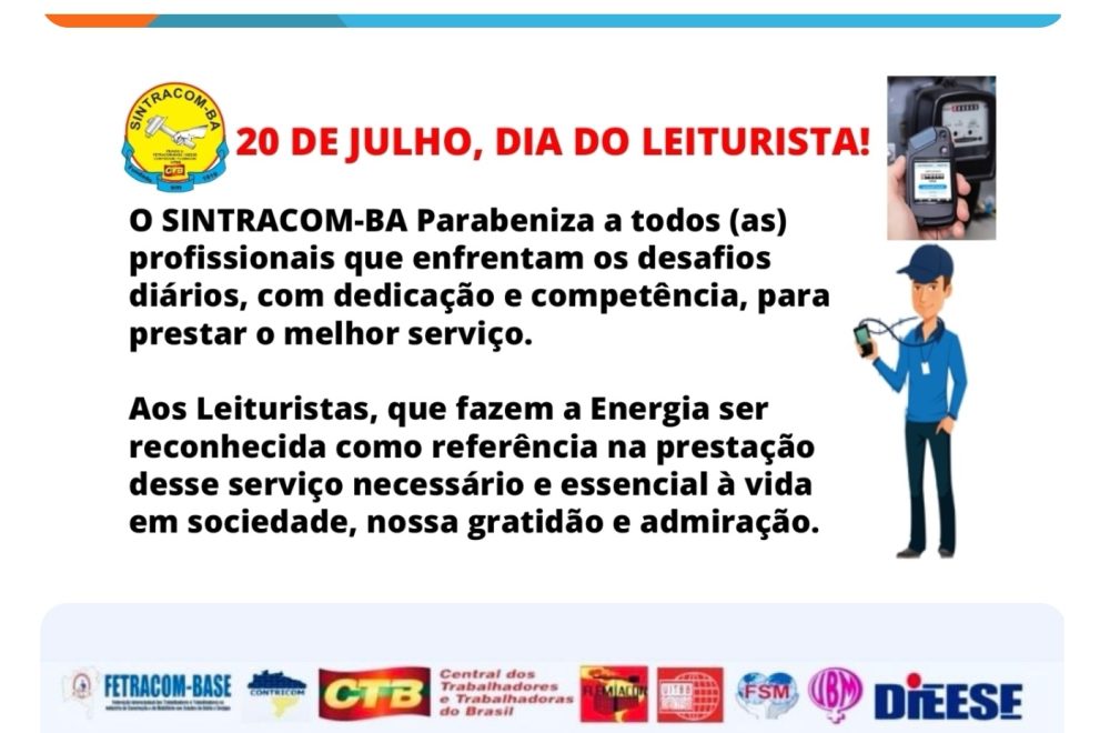 20 de Julho, Dia do Leiturista