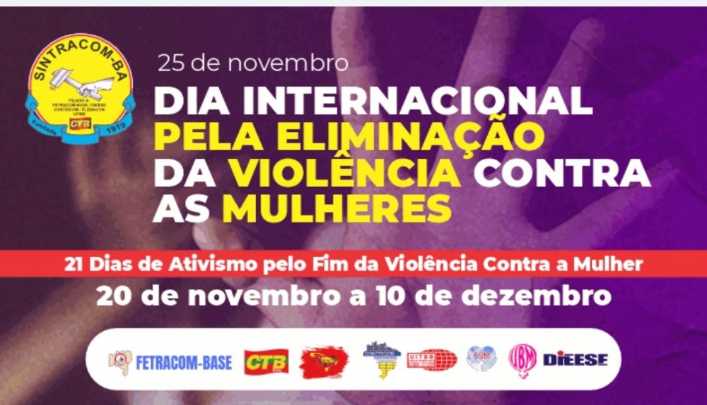 21 Dias de Ativismo pelo Fim da Violência Contra a Mulher