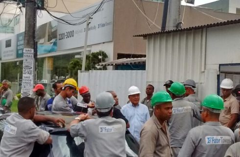 Paralisação no Loteamento Aquarius