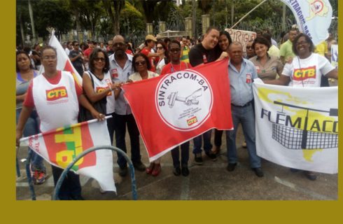 SINTRACOM nas manifestações do Dia de Greve e Paralisação