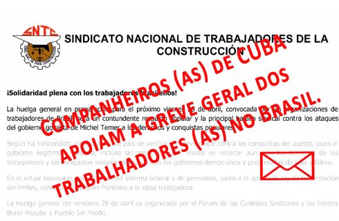 Greve Geral: Trabalhadores (as) da construção de Cuba apoiam paralisação