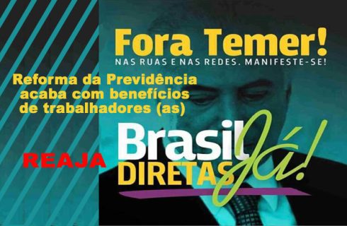 Reforma da Previdência acaba com benefícios de trabalhadores (as)