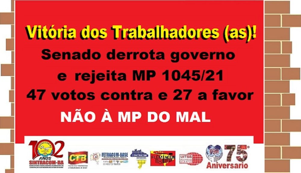 Vitória dos Trabalhadores e derrota de Bolsonaro no Senado