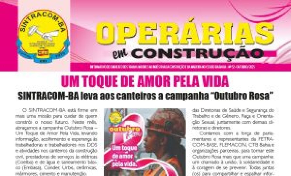 JORNAL OPERÁRIAS EM CONSTRUÇÃO Nº 52
