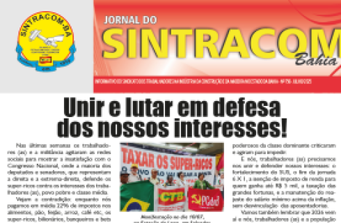Jornal 750 – Construção