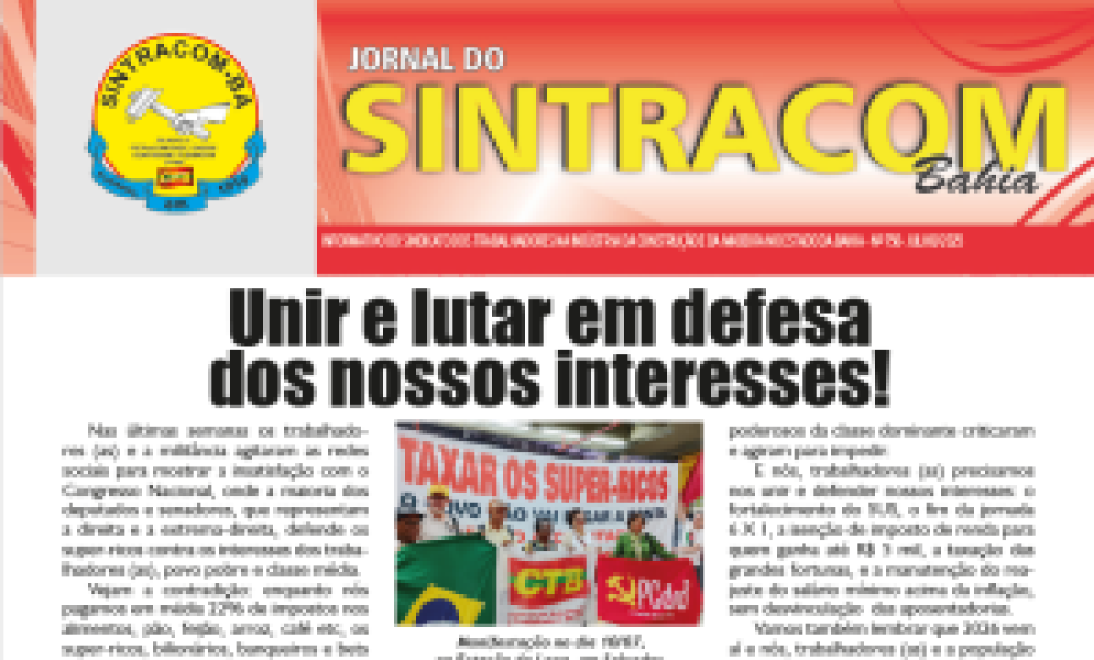Jornal 750 – Construção