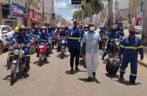 Endicon / Coelba: Protesto dos Trabalhadores (as) em Irecê