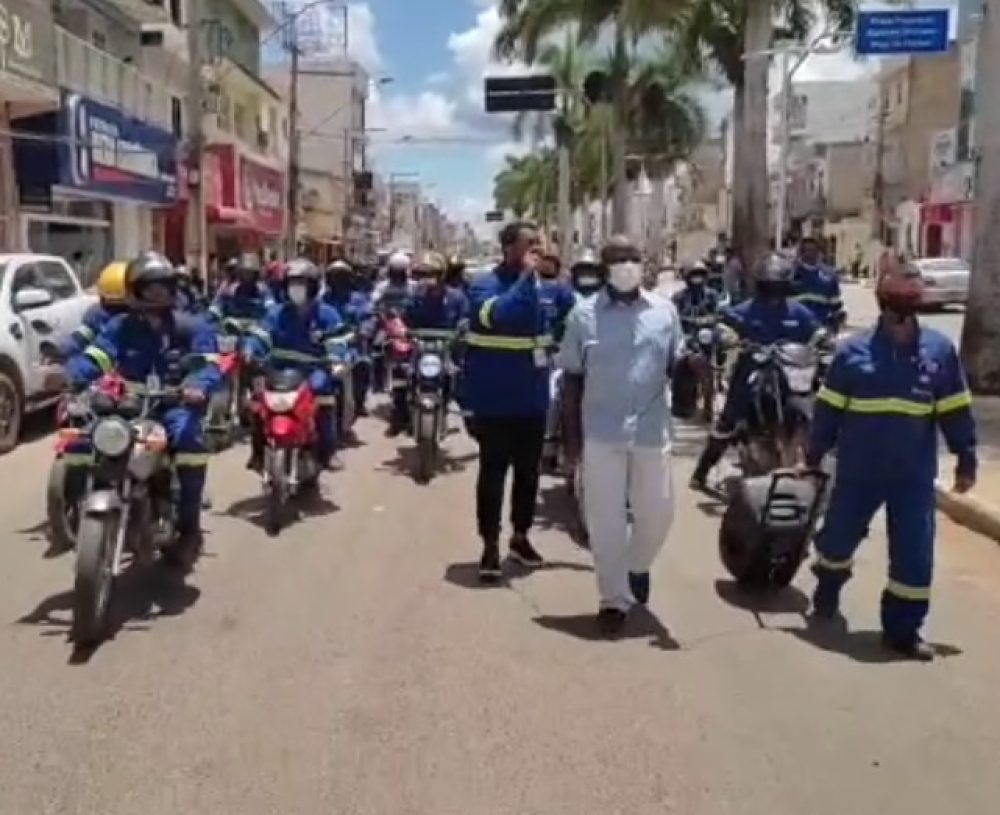 Endicon / Coelba: Protesto dos Trabalhadores (as) em Irecê
