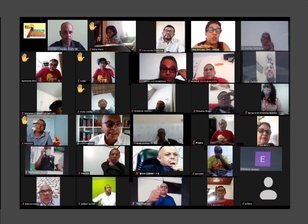 SINTRACOM-BA participa do 7º Encontro Nacional do Ramo da Construção da CTB