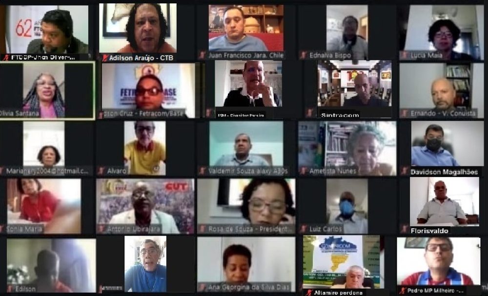 Ato virtual celebrou os 30 anos da FETRACOM-BASE
