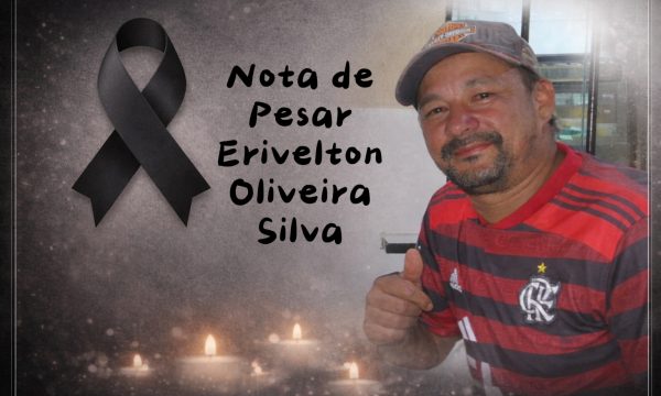 Nota de Pesar pelo falecimento de Erivelton Oliveira Silva