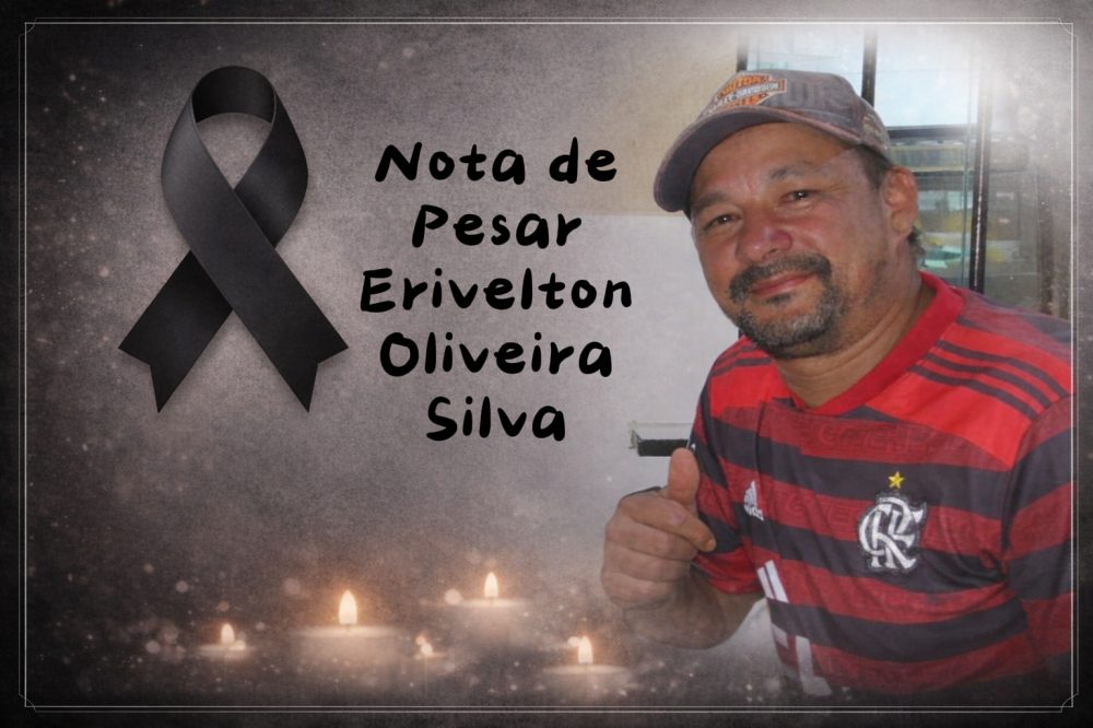 Nota de Pesar pelo falecimento de Erivelton Oliveira Silva