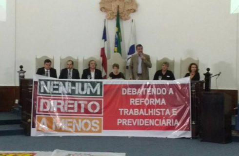 Seminário debateu reformas trabalhista e previdenciária